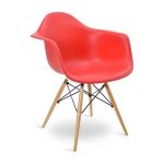 Timber-Armchair-Red