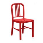 Marine-Steel-Chair-Red